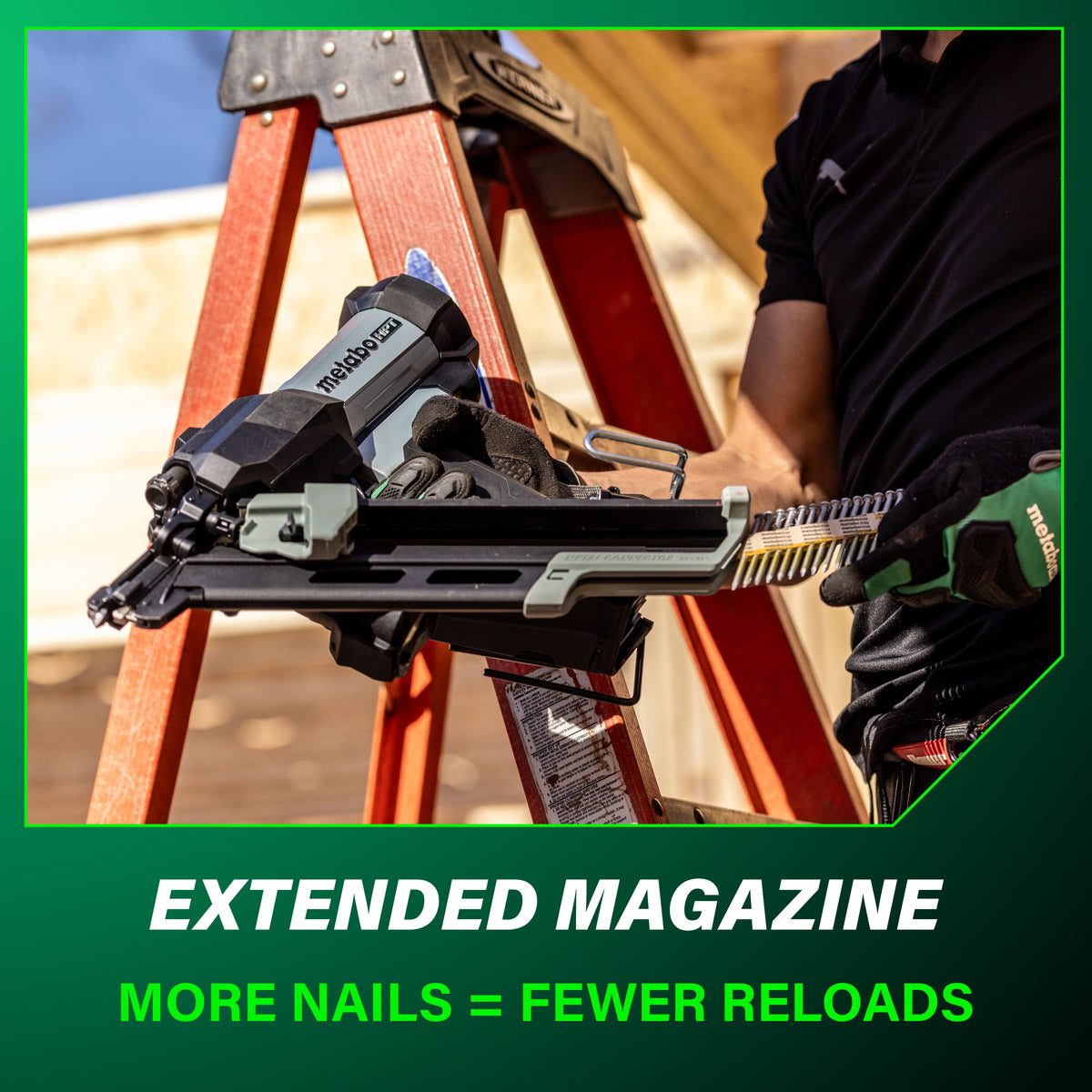 Metabo HPT NR1890DCBQRY 18V Gen3 Framing Nailer Kit (1x 10.0Ah/5.0Ah Multivolt)