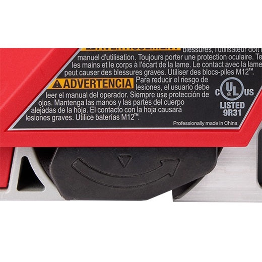 MILWAUKEE 2524-20 M12 Planer Bare 2 in.