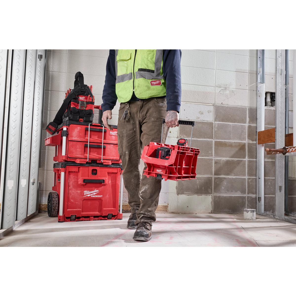 MILWAUKEE 48-22-8437 Packout Tool Box Compact Crate