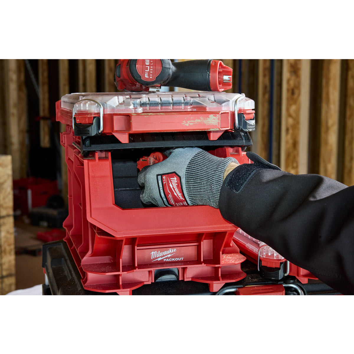 MILWAUKEE 48-22-8437 Packout Tool Box Compact Crate