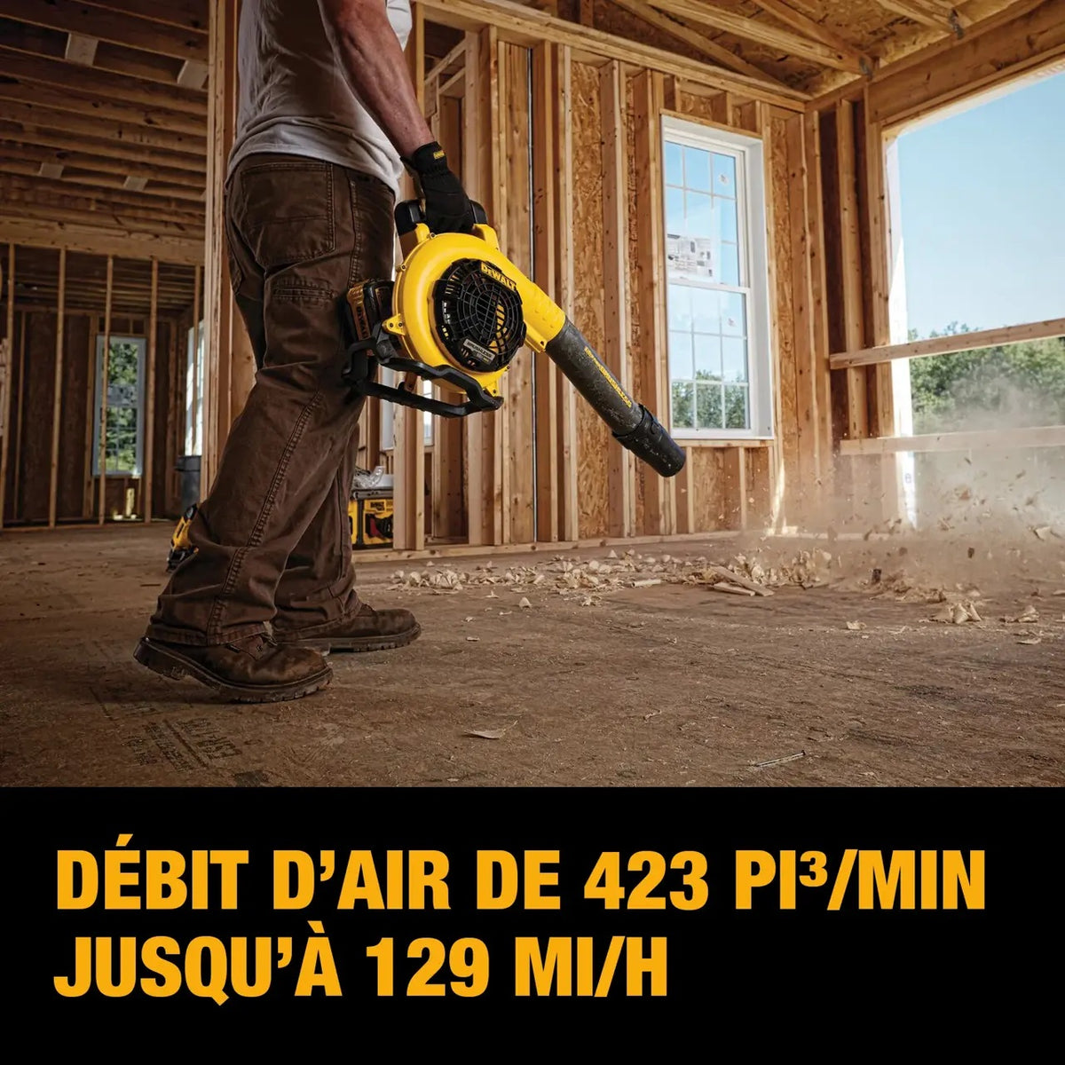 Dewalt DCBL770X1 60V Blower Kit 9.0AH (423CFM/129MPH)