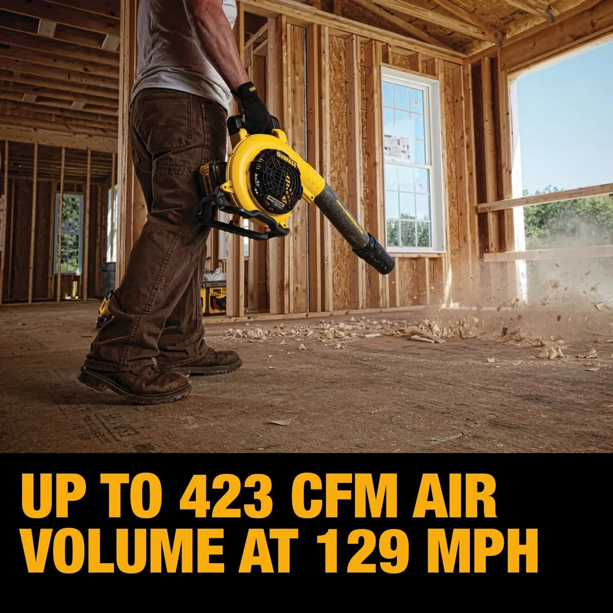 Dewalt DCBL770X1 60V Blower Kit 9.0AH (423CFM/129MPH)