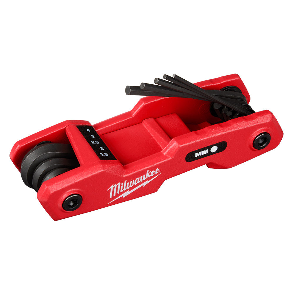 Milwaukee 48-22-2182 8-Key Folding Hex Key Set Metric