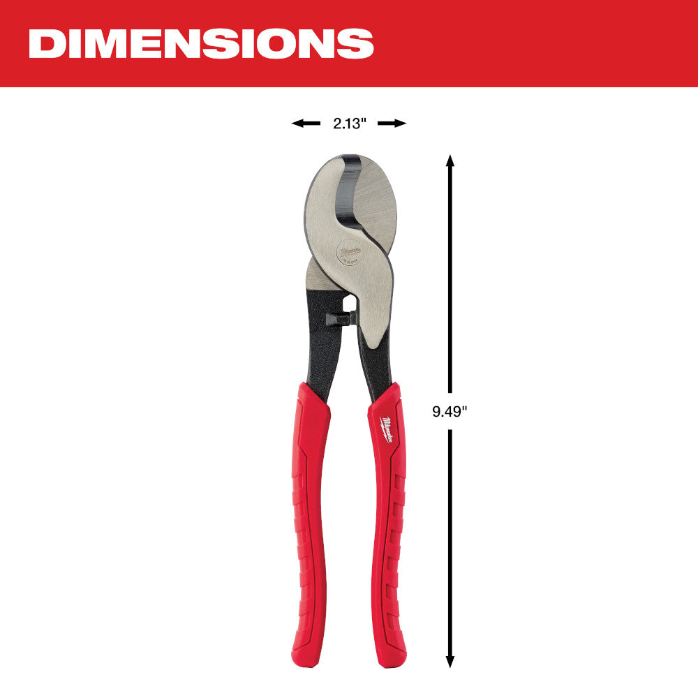 Milwaukee 48-22-6104 Comfort Grip Cable Cutting Pliers