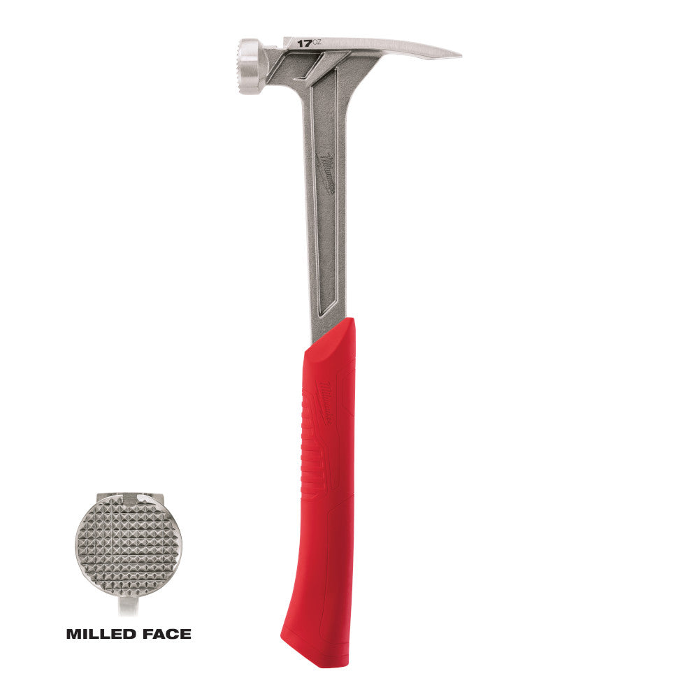 Milwaukee 48-22-9016 Milled Face Framing Hammer 17oz