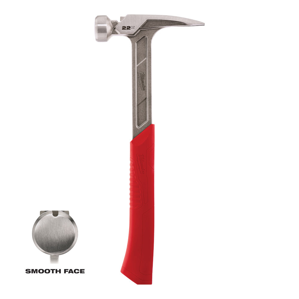 Milwaukee 48-22-9023 Smooth Face Framing Hammer 22oz