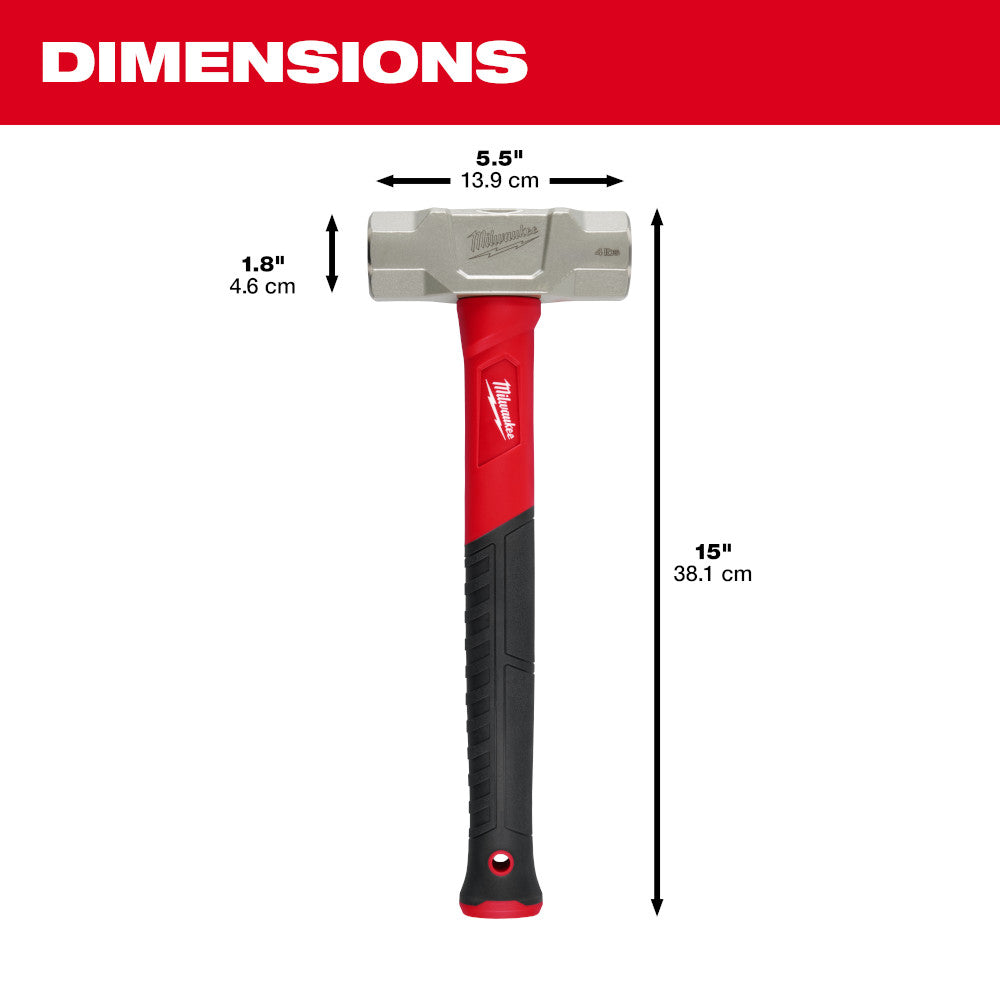 Milwaukee 48-22-9314 Fiberglass Engineer Hammer 4lb