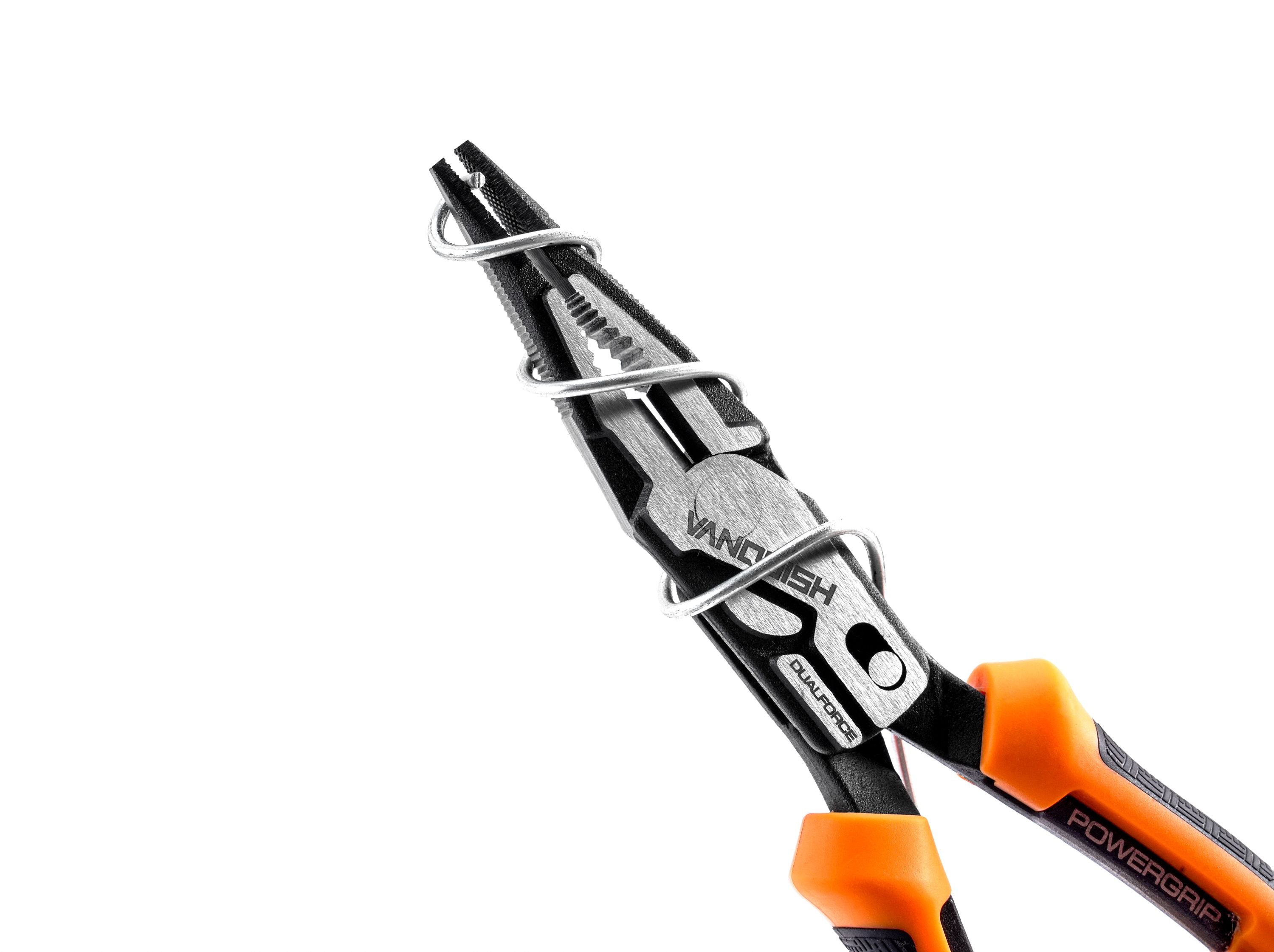 Vanquish 3016 8 in. Dual-Pivot Long Nose Plier