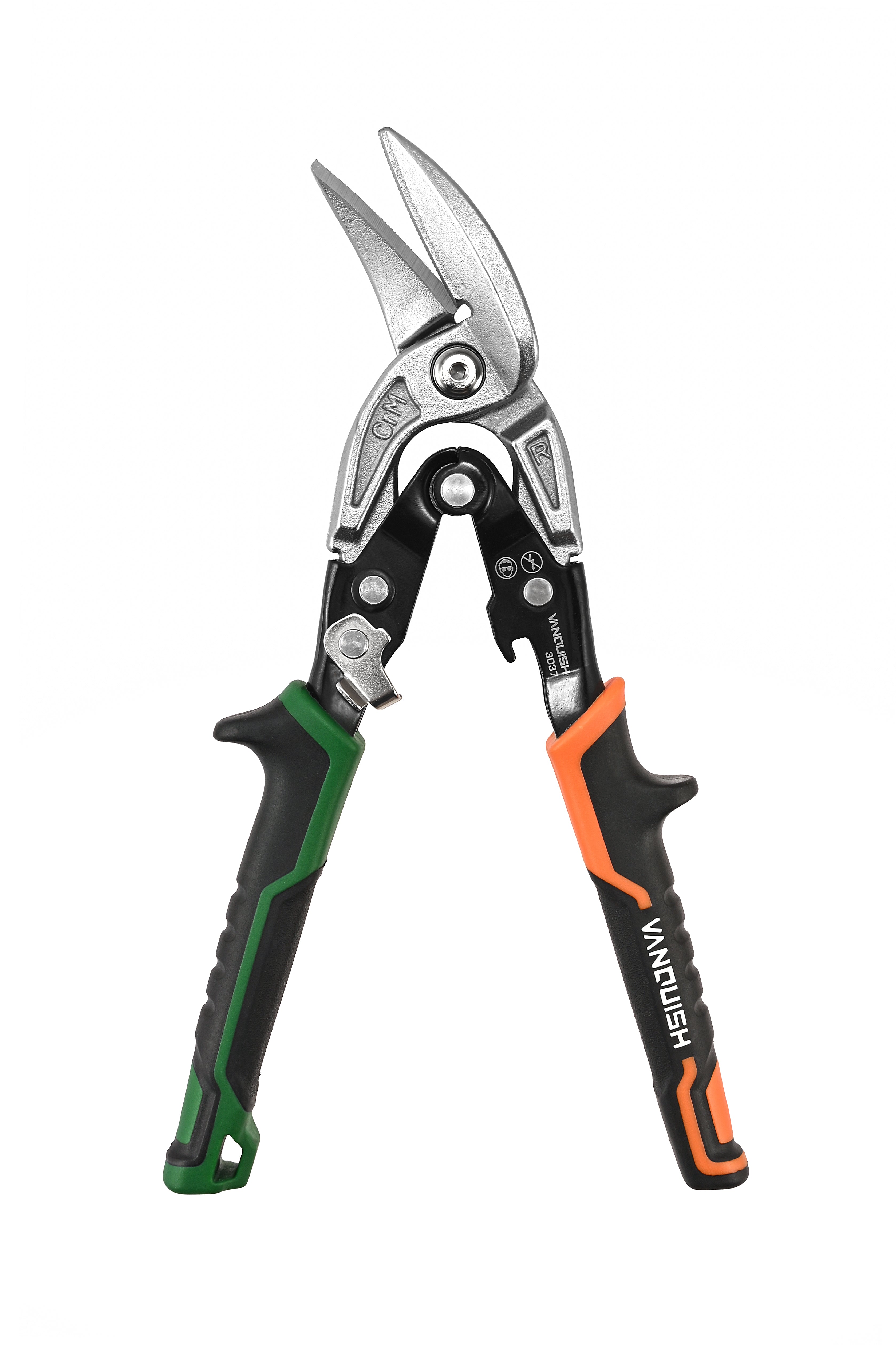 Vanquish 3037 10 in. Left-Cut Offset Aviation Snip