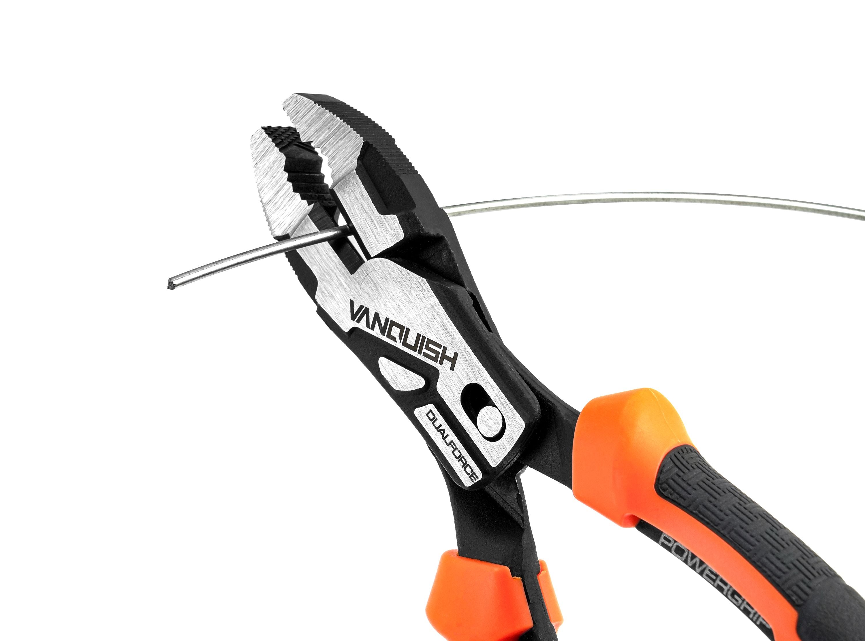 Vanquish 3014 8-1/2 in. Dual-Pivot Linemans Plier