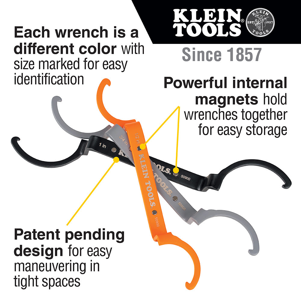 Klein 50900R Locknut Wrench Set