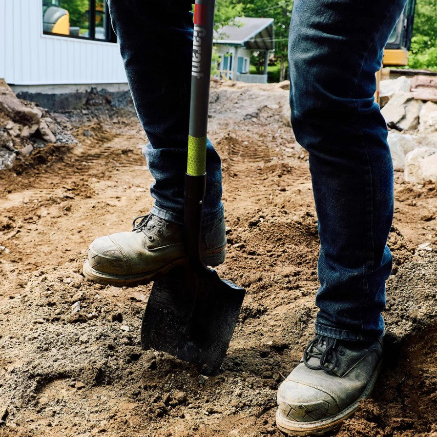 Garant Round Mouth Shovel W/Reflective Long Handle