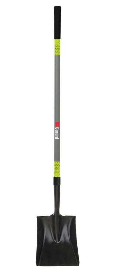 Garant Square Mouth Shovel W/Reflective Long Handle