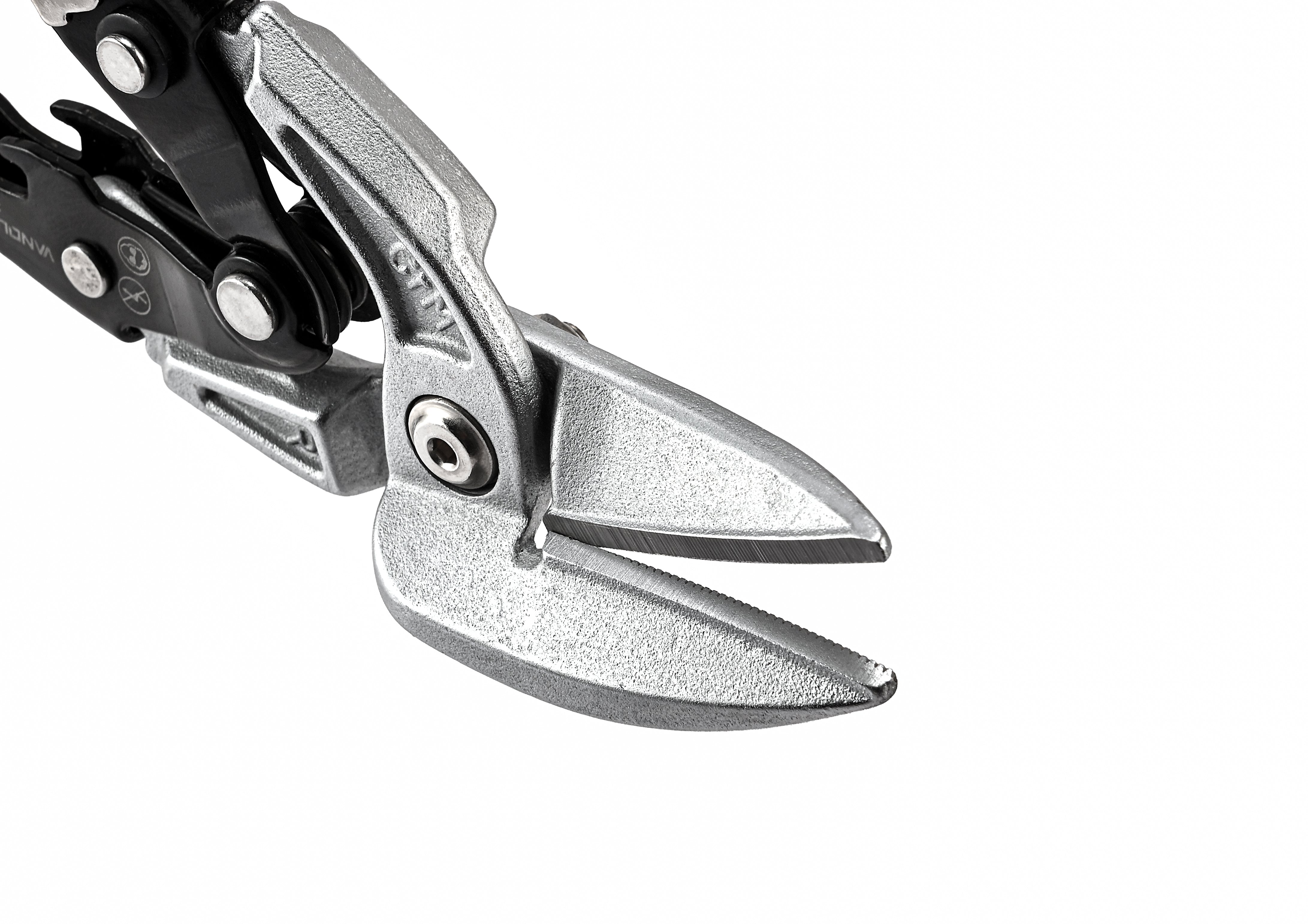 Vanquish 3037 10 in. Left-Cut Offset Aviation Snip