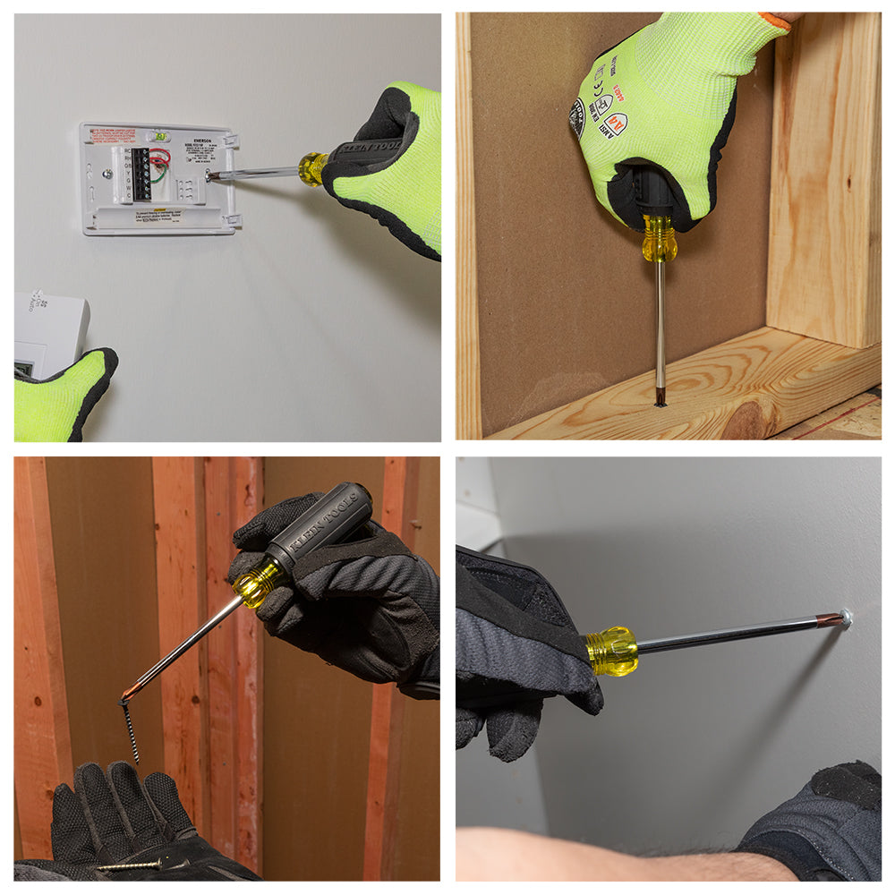 Klein 603-4 #2 Phillips Screwdriver 4 in. Round Shank