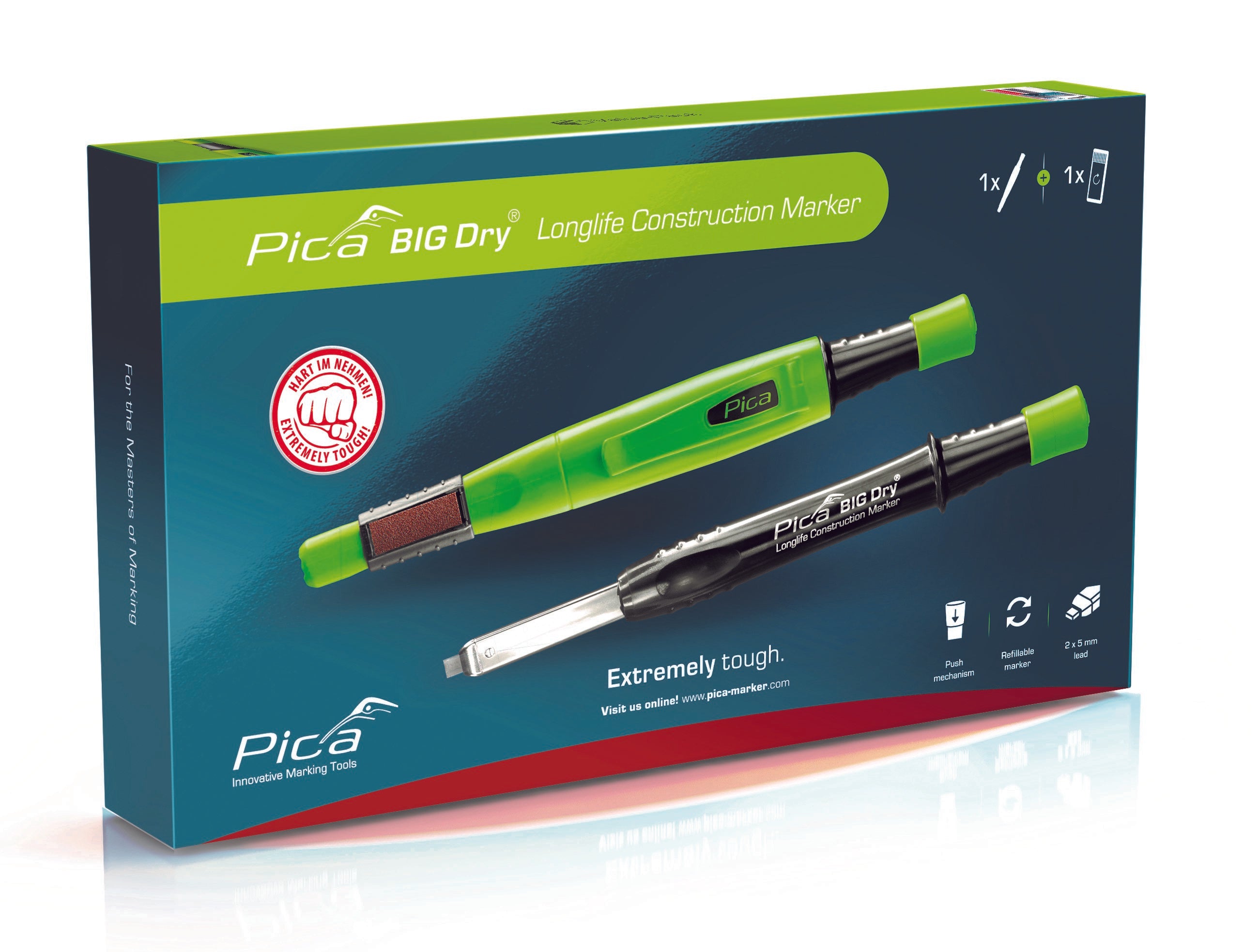 PICA 6095 BIG DRY W/ REFILL SET VALUE PACK INCLUDES 1*6060 Pica Big Dry & 1*6045 MULTI COLOR LEAD PA