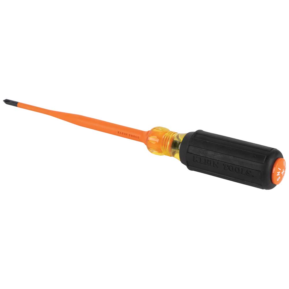 Klein 6956INS #1 Ph Slim-Tip 1000V Ins Scrwdr 6 in. Round Shank