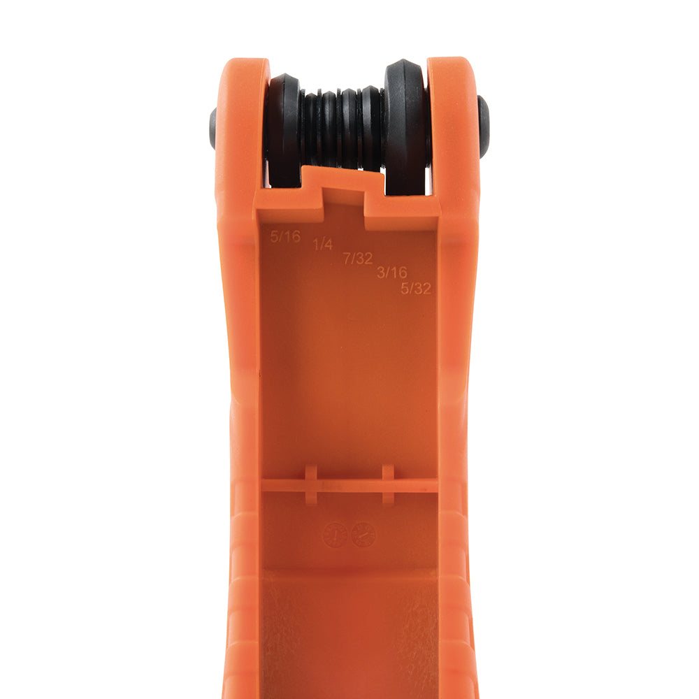 Klein 70550 Pro Folding Hex Key Set 11-Key SAE Sizes
