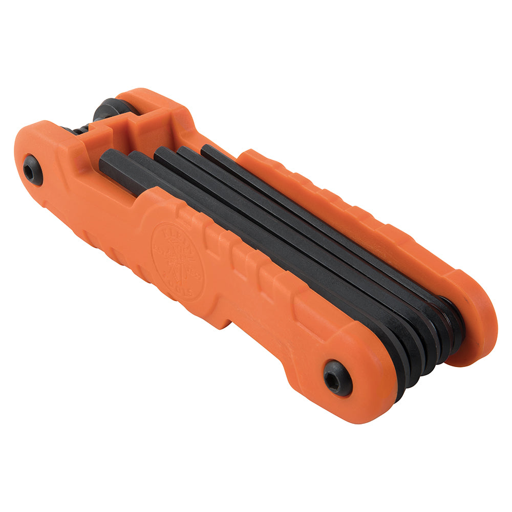Klein 70550 Pro Folding Hex Key Set 11-Key SAE Sizes