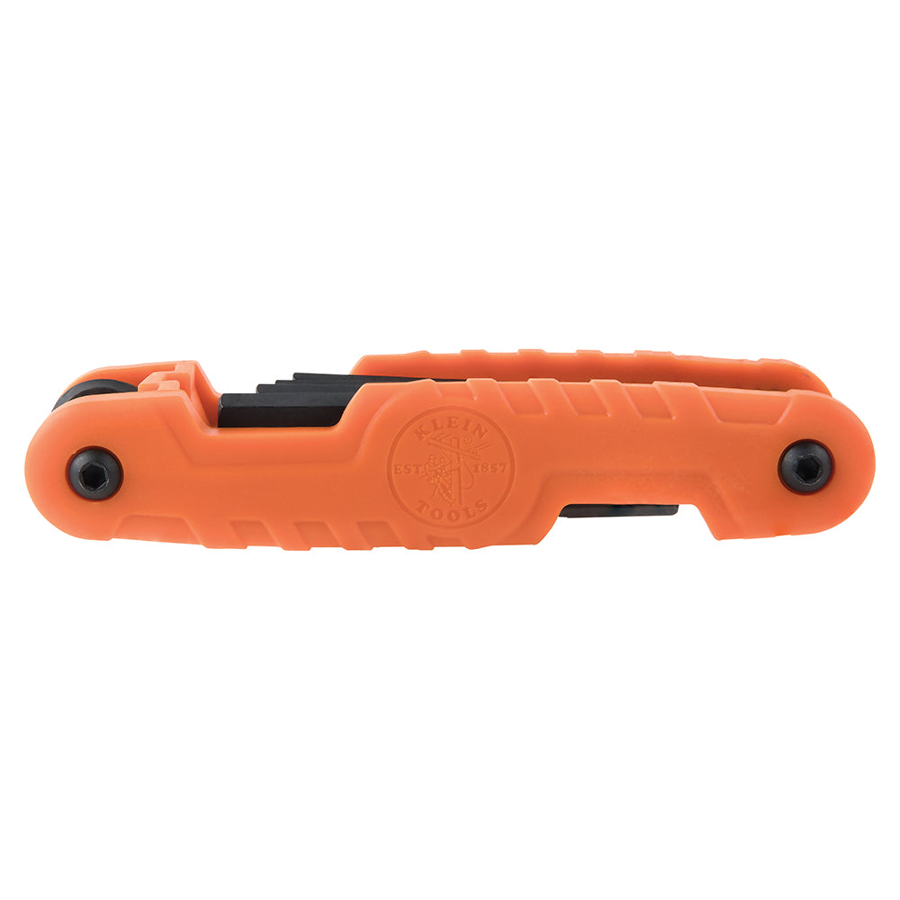 Klein 70550 Pro Folding Hex Key Set 11-Key SAE Sizes