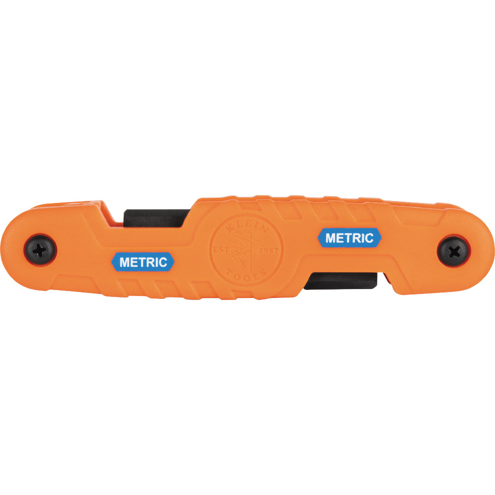 Klein 70550M Pro Folding Hex Key Set 10-Key Metric Sizes