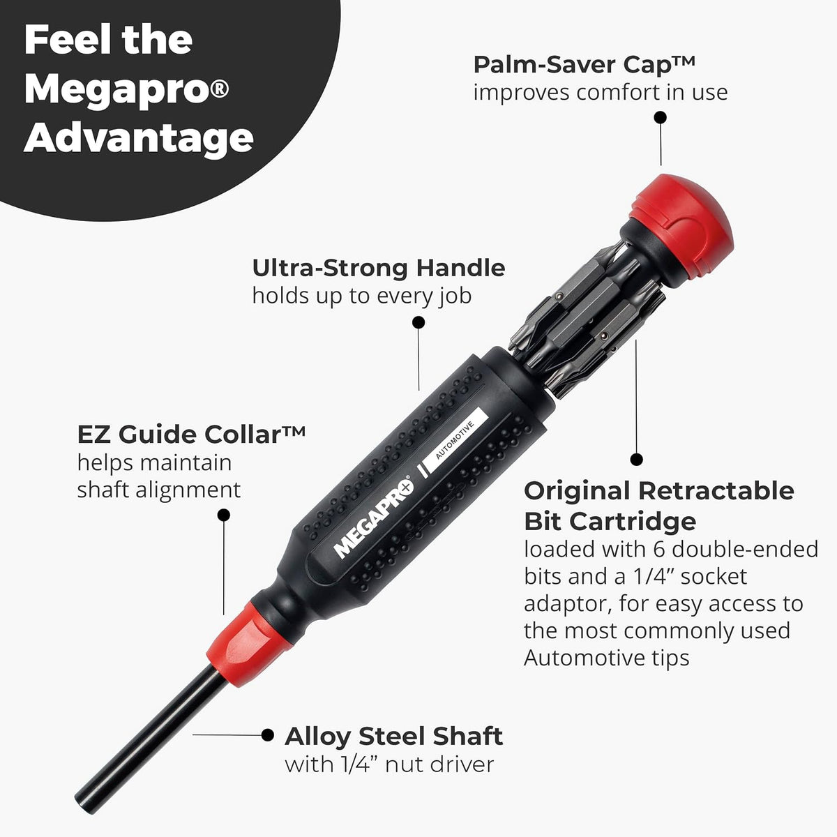 Megapro 80000287 15-In-1 Automotive Screwdriver