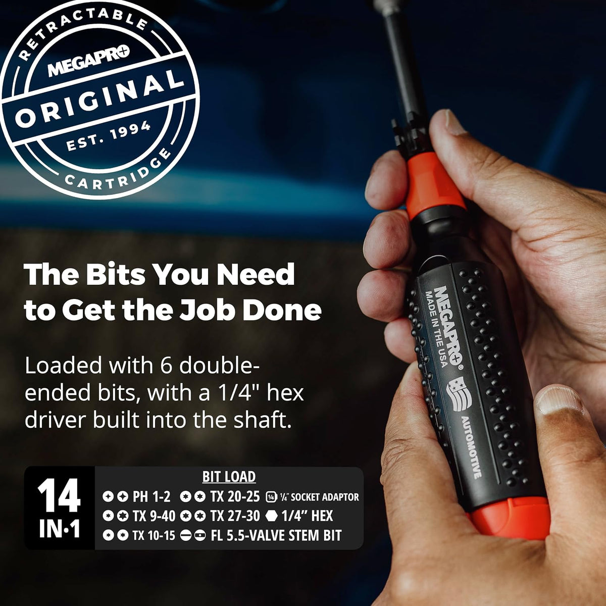 Megapro 80000287 15-In-1 Automotive Screwdriver