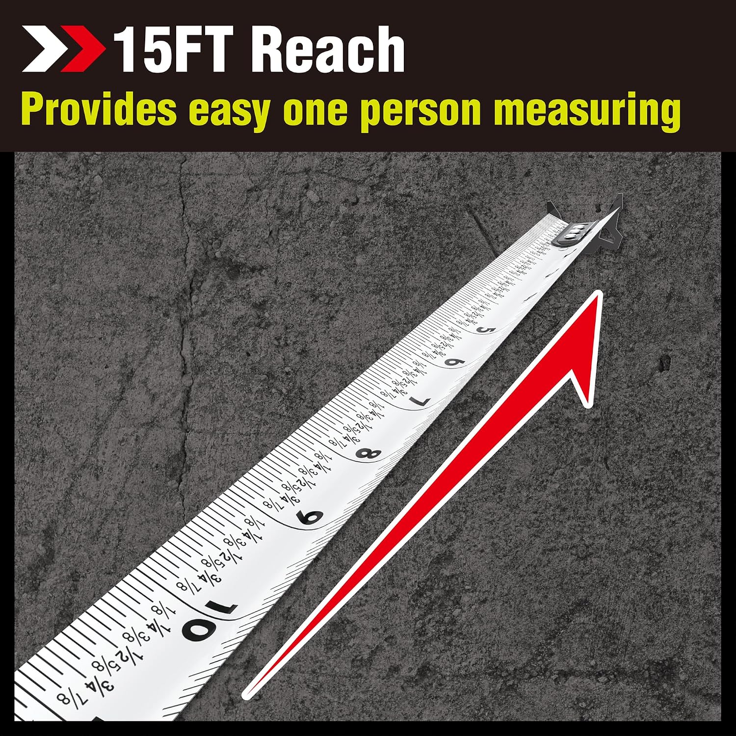 Komelon 16 ft.X1-1/4 in. Contractor TSII Imperial Tape Measure