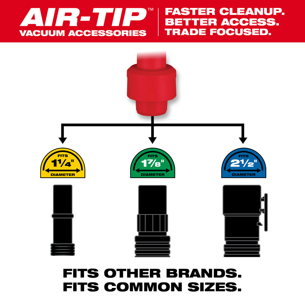 MILWAUKEE 49-90-2035 AIR-TIP CROSS BRUSH TOOL VAC ATTACHMENT