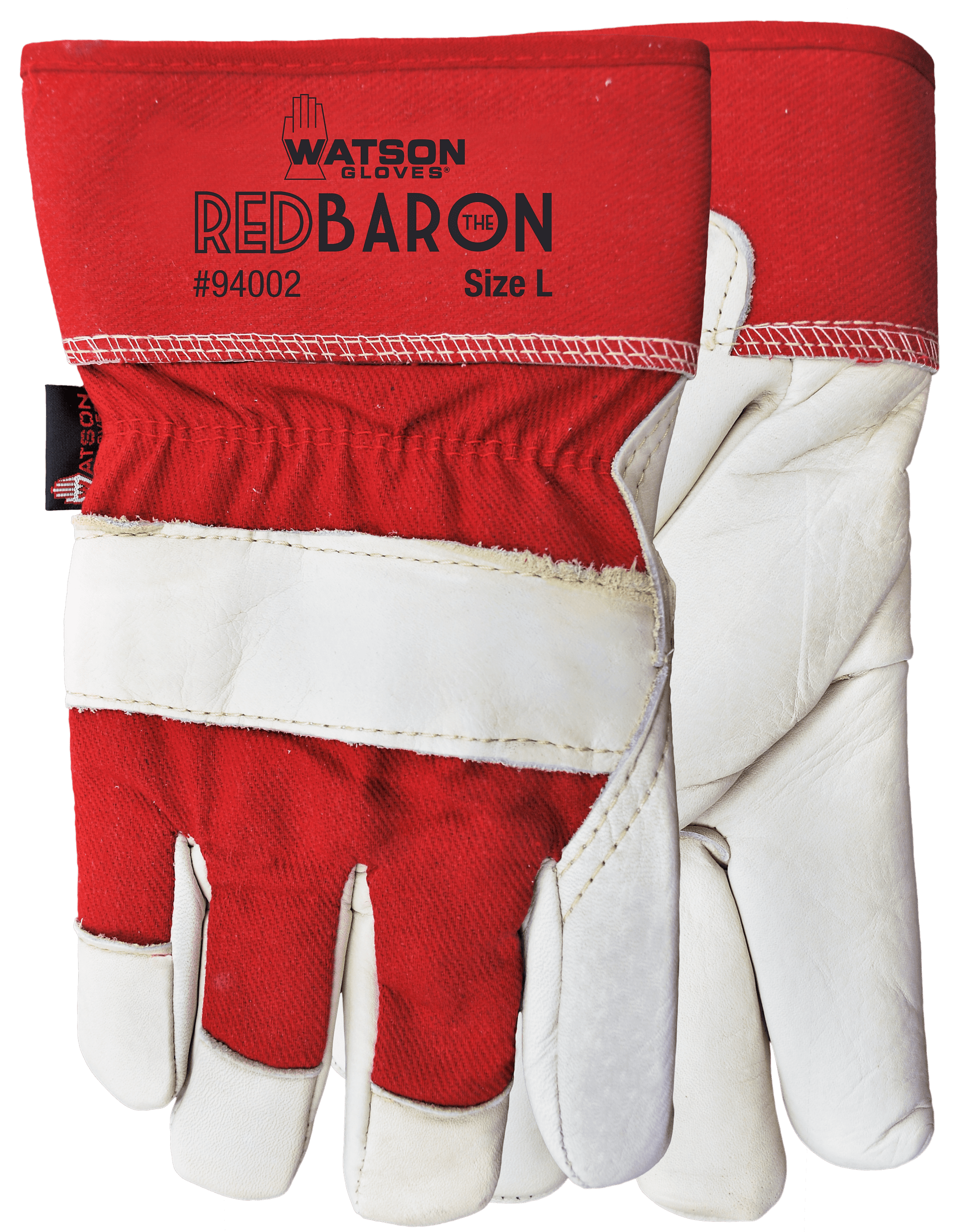 Watson Red Baron Sherpa Lined Full Grain Cowhide Gloves (1-Pair)Watson Red Baron Sherpa Lined Full G