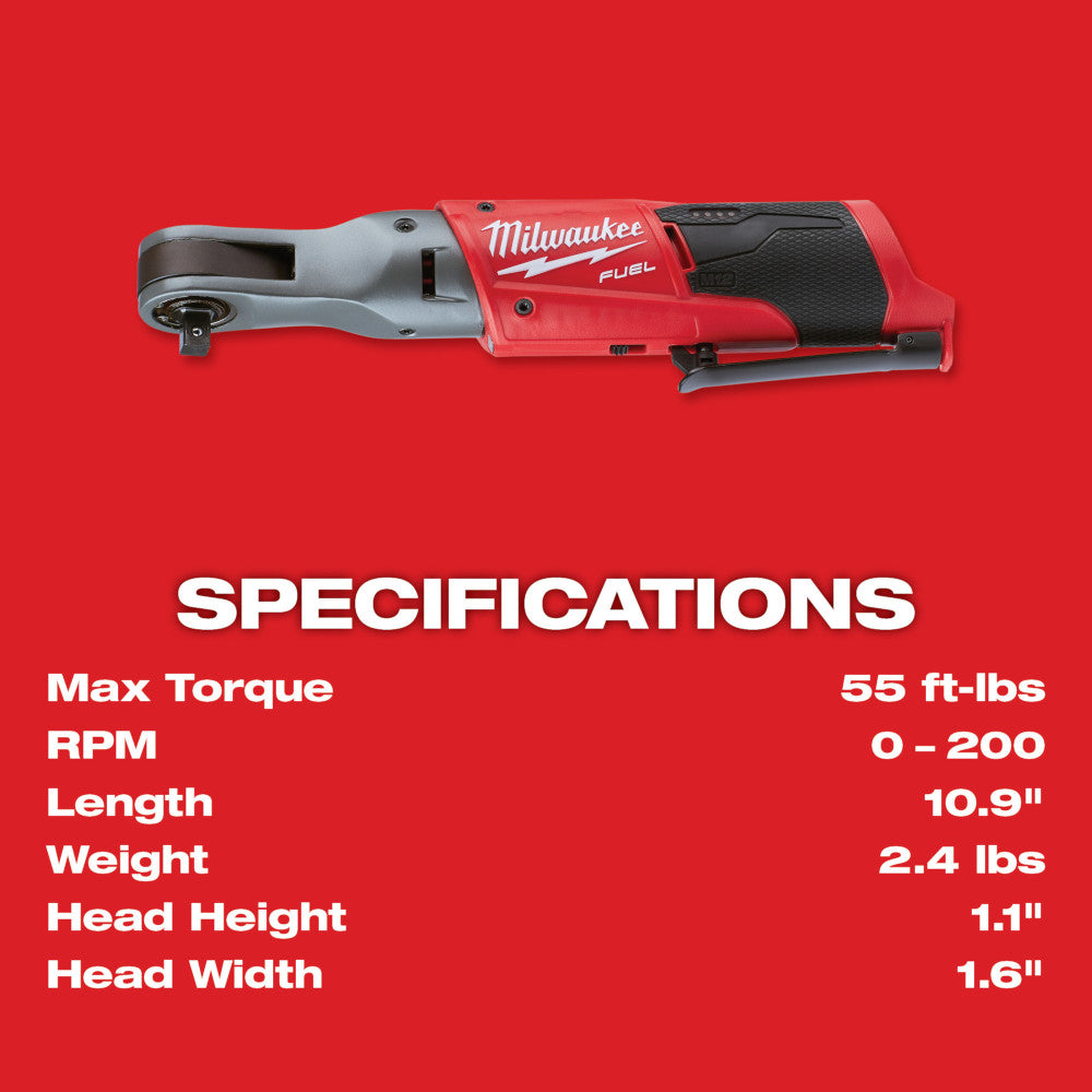 MILWAUKEE 2557-20 3/8 in. M12 RATCHET (Tool Only)