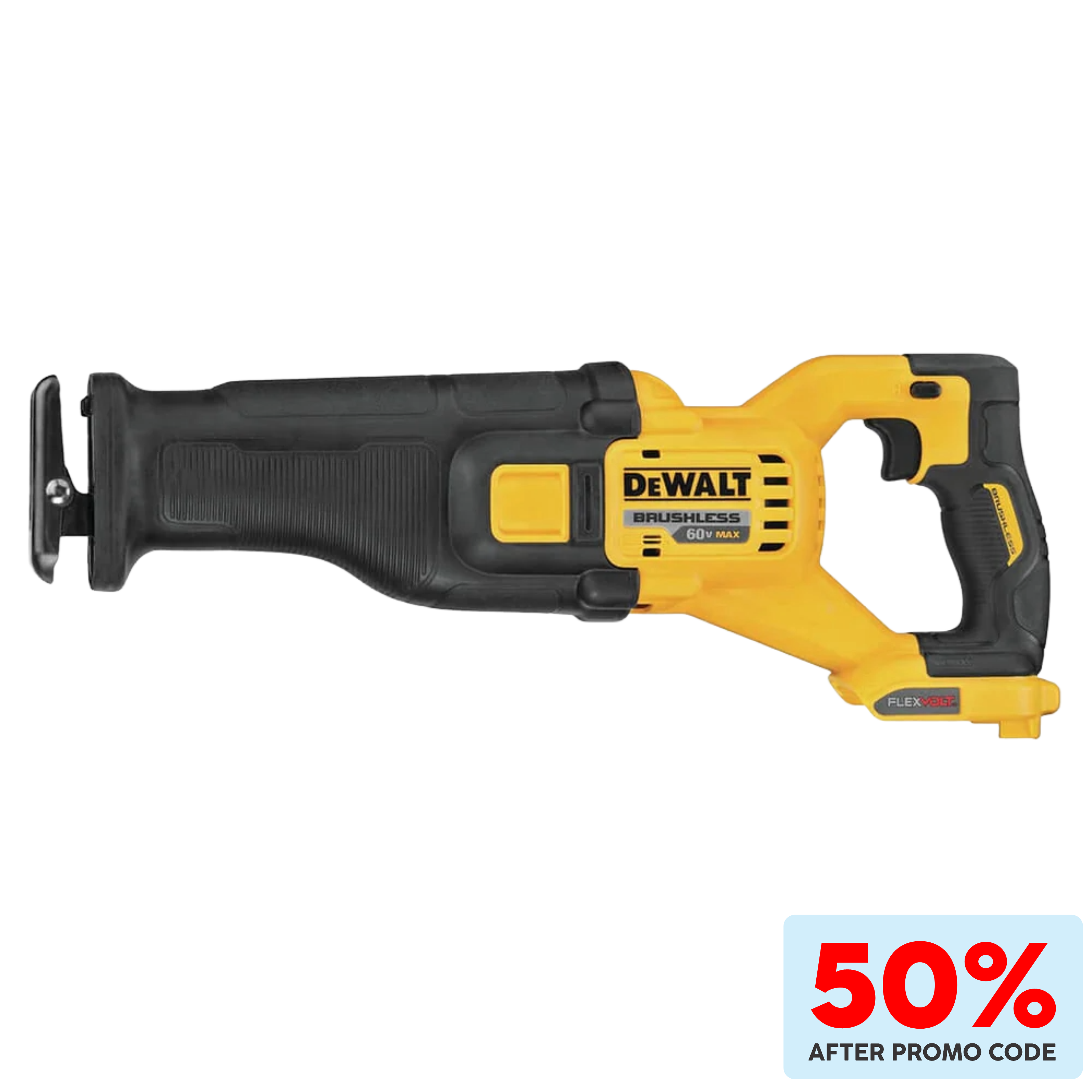 DEWALT DCS389B FLEXVOLT 60-Volt MAX Lithium-Ion 1-1/8 in. Stroke Brushless Reciprocating Saw (Tool Only)