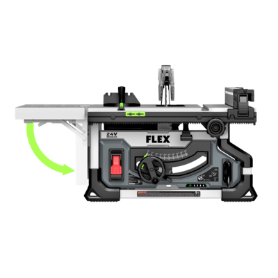 FLEX  FX7211-1H 8-1/4 Inches Table Saw Stacked Lithium Kit