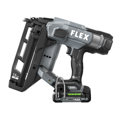 FLEX FX4321-1A 24V 16GA Straight Nailer 2.5Ah Kit