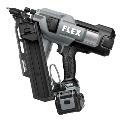 FLEX FX4351B-1C 24V 30-Degree Framing Nailer Kit (1x 5.0Ah)