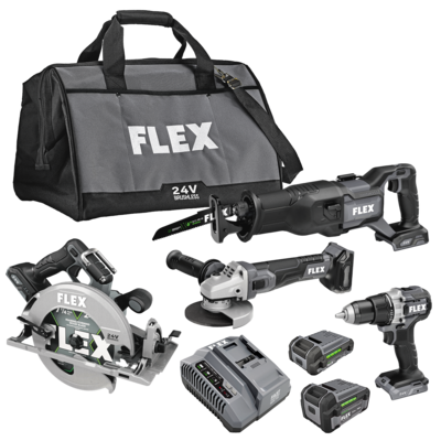 FLEX FXM402-2B 4 Tool Combo Kit