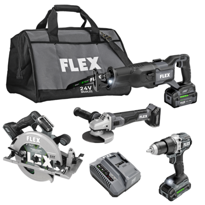 FLEX FXM402-2B 4 Tool Combo Kit