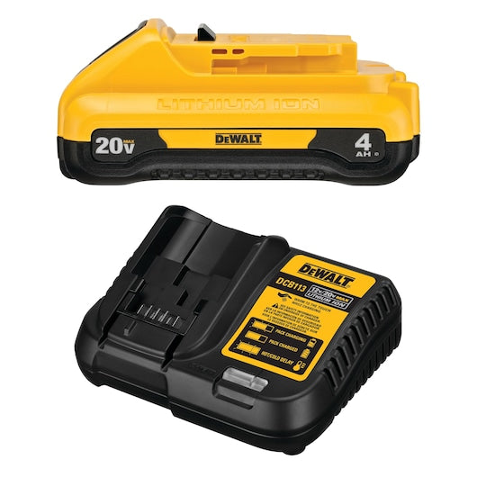 DEWALT DCB240C 20V MAX** Battery, Compact Starter Kit, 4.0-Ah