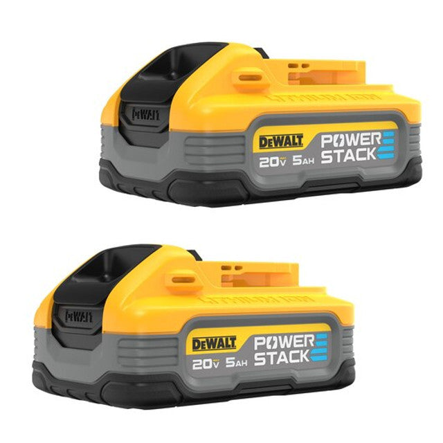 DEWALT DCBP520-2 20V MAX POWERSTACK™ Lithium-Ion 5 Ah Battery 2-Pack