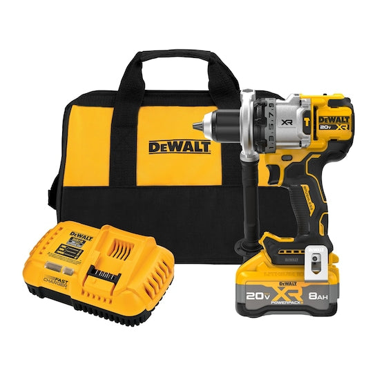 DEWALT DCD1007WW1 20V MAX* XR® BL 1/2 in. 3-Speed Hammer Drill Kit W/ XR POWERPACK