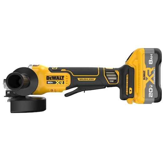 DEWALT DCG410WW1 20V MAX XR BL 4-1/2 In. - 5 In. Angle Grinder Kit W/ XR POWERPACK