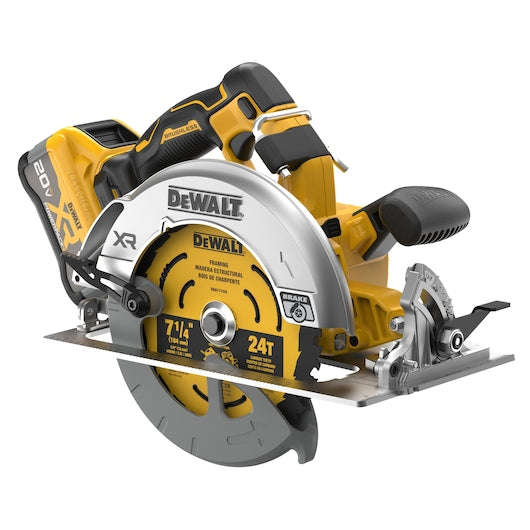 DEWALT DCS590WW1 20V MAX Brushless 7-1/4 in. Circular Saw Kit With XR POWERPACK