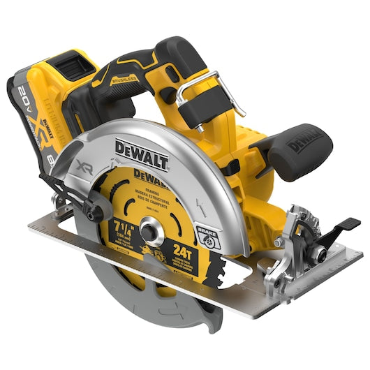 DEWALT DCS590WW1 20V MAX Brushless 7-1/4 in. Circular Saw Kit With XR POWERPACK