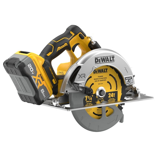 DEWALT DCS590WW1 20V MAX Brushless 7-1/4 in. Circular Saw Kit With XR POWERPACK