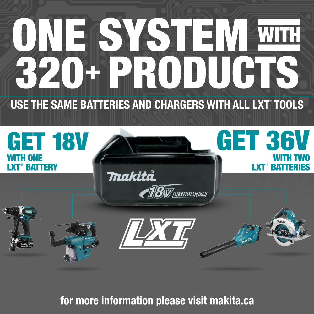 Makita DTD152Z 18V LXT Lithium-Ion Cordless, ¼” Hex Impact Driver, Tool Only