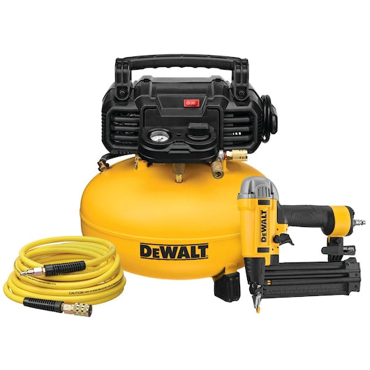 DEWALT DWFP1KIT 18GA BRAD NAILER & 6 GALLON COMBO KIT