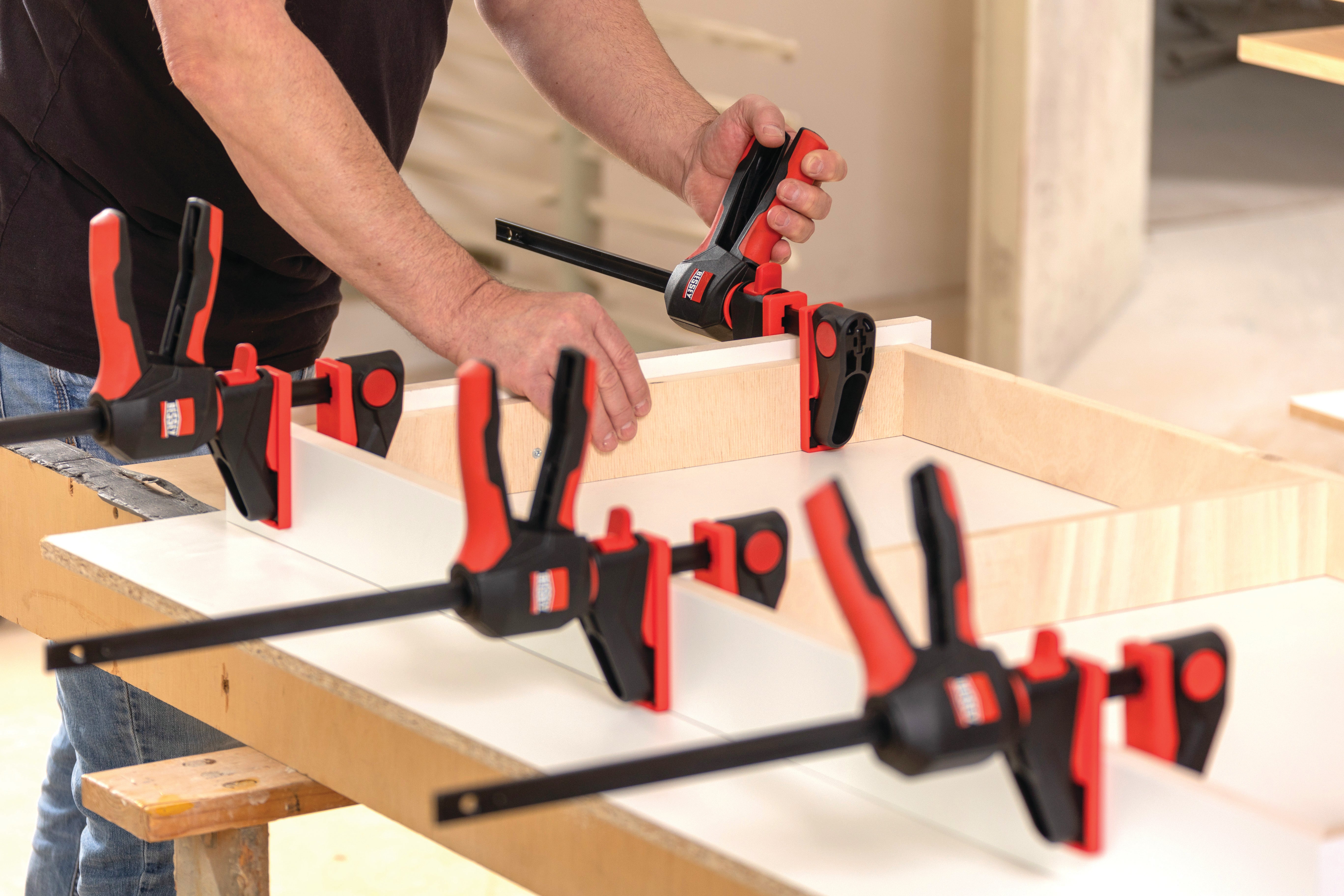 Bessey EHKL360-12 12in. One-Handed Bar Clamp with 360 Degree Rotating Handle
