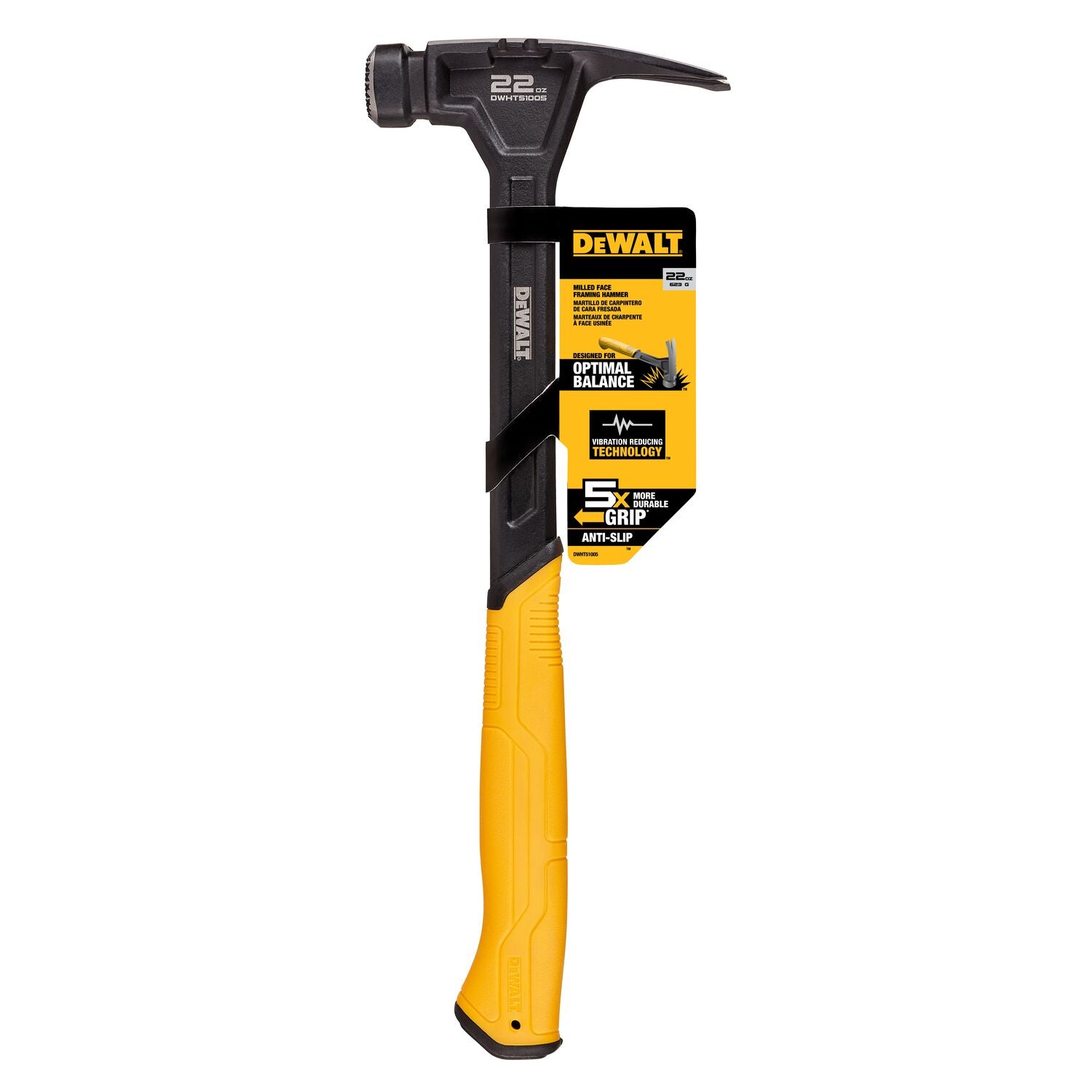 Dewalt DWHT51005 Rip Claw Steel Framing Hammer 22 oz.