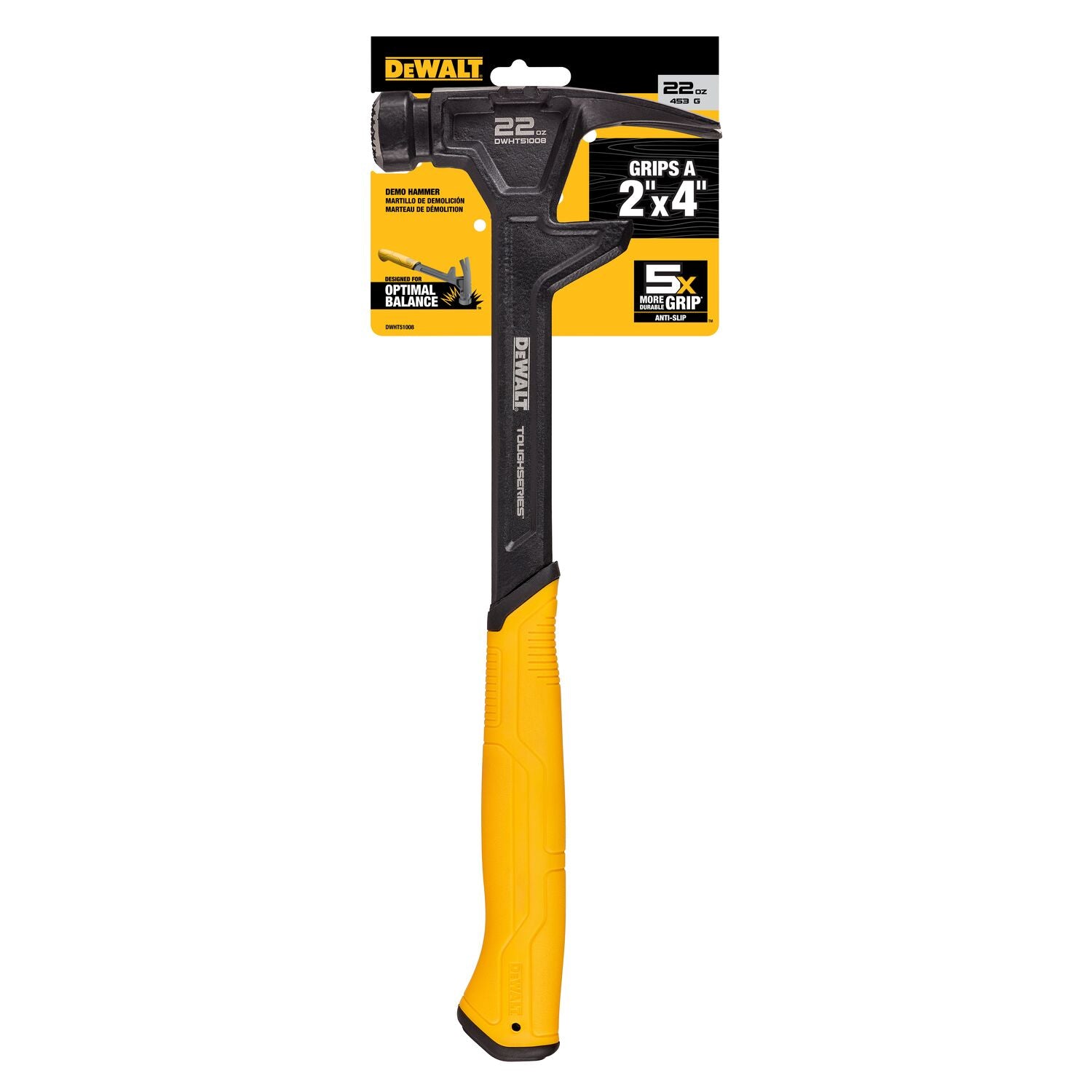 Dewalt DWHT51008 Toughseries Demo Hammer 22 oz.