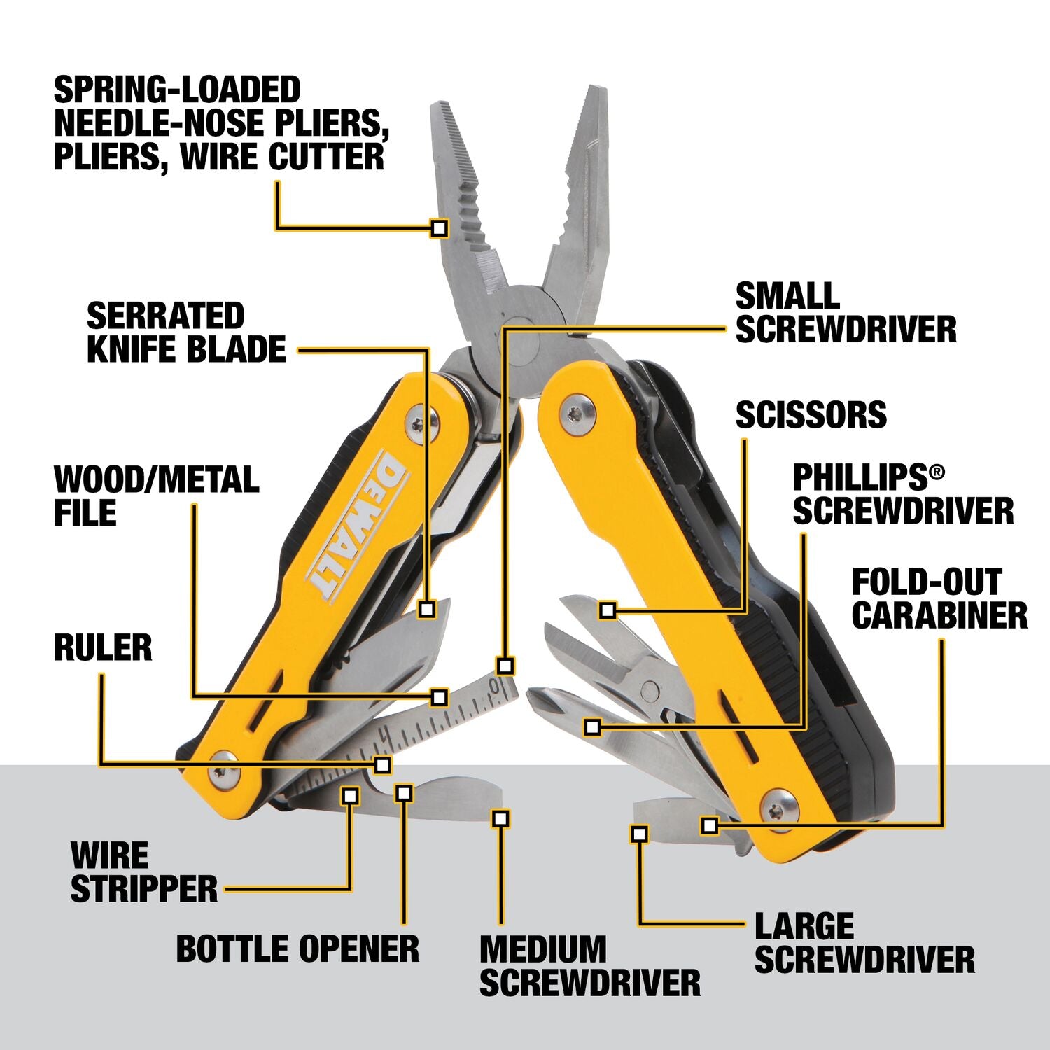 Dewalt DWHT71843 16-In-1 Multipurpose Tool